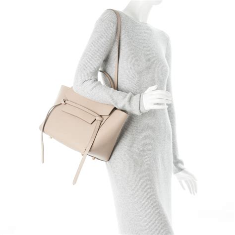 celine belt bag taupe mini|CELINE Grained Calfskin Mini Belt Bag Light Taupe.